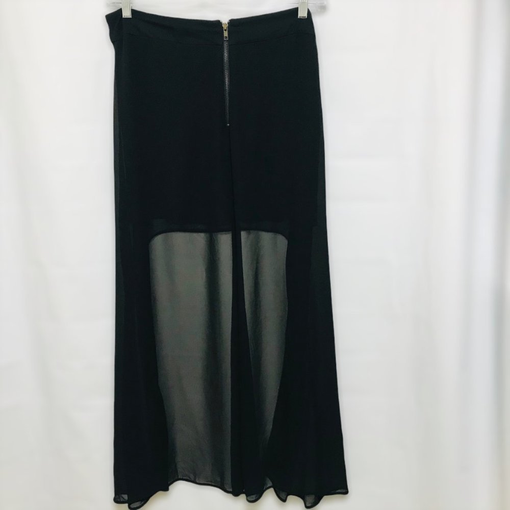 L'Amour by Nanette Lepore Hi Low Chiffon Skirt - Picture 3 of 7